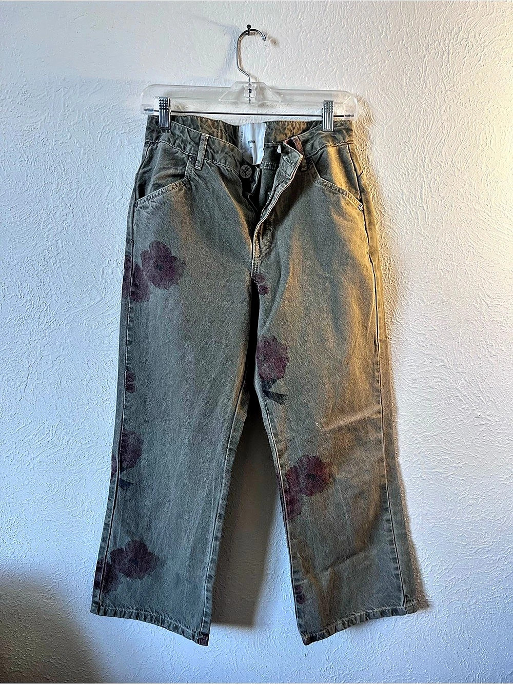 One Teaspoon Floral Straight Leg Jeans Waist 28